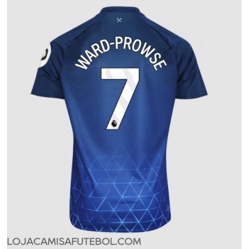 Camisa de Futebol West Ham United James Ward-Prowse #7 Equipamento Alternativo 2023-24 Manga Curta